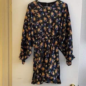 Balloon sleeve Floral Dress